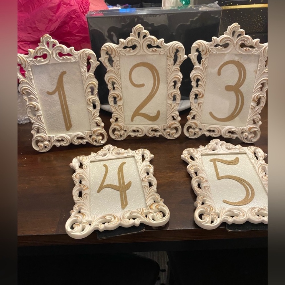 Table numbers 13-18